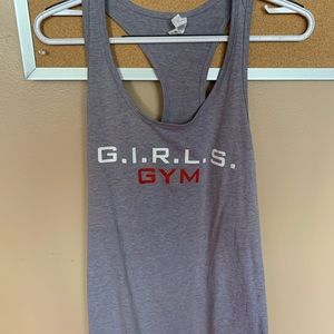 G.I.R.L.S Gym racerback tank